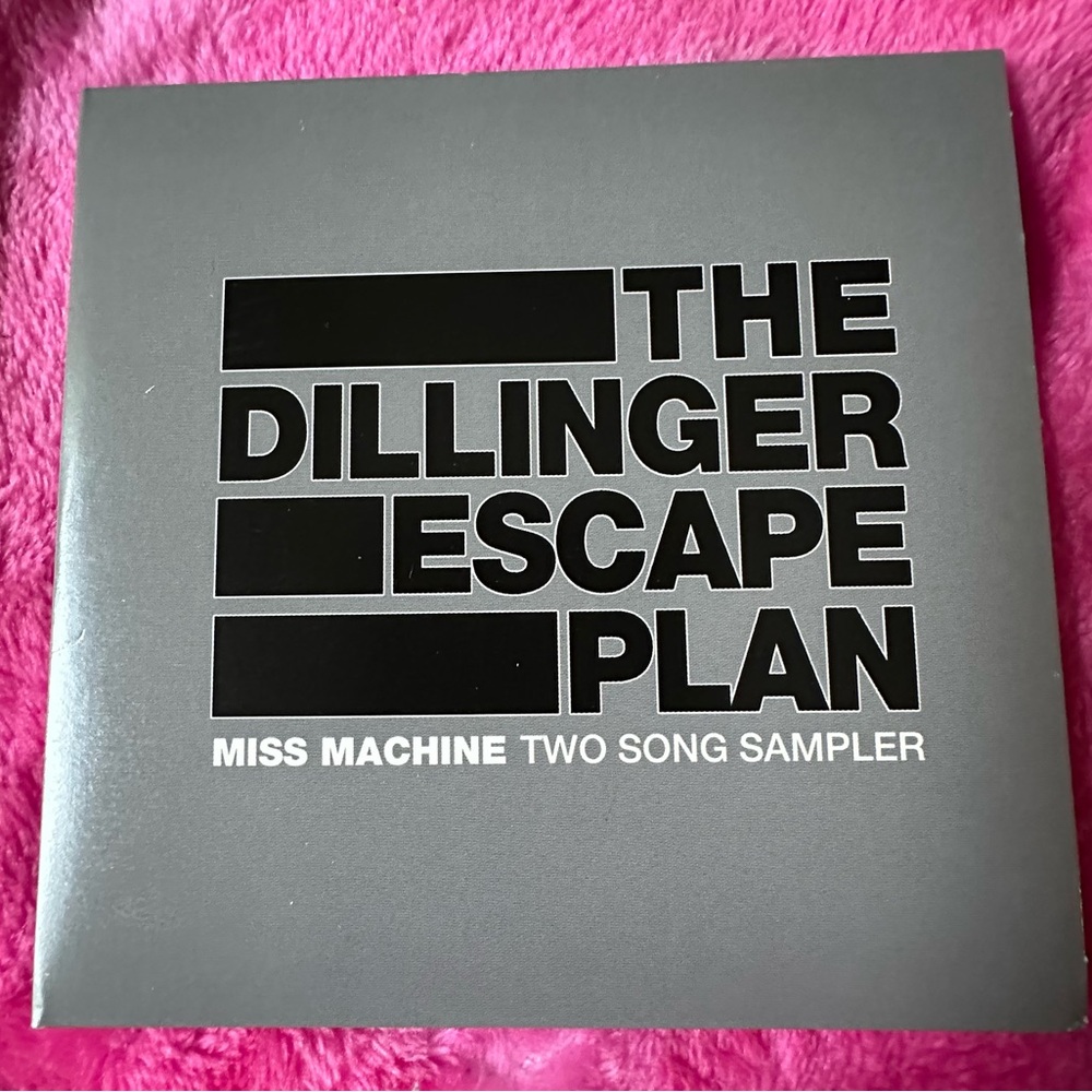 The Dillinger Escape Plan "Miss Machine" Two Song Sampler - Black & Gray Cover